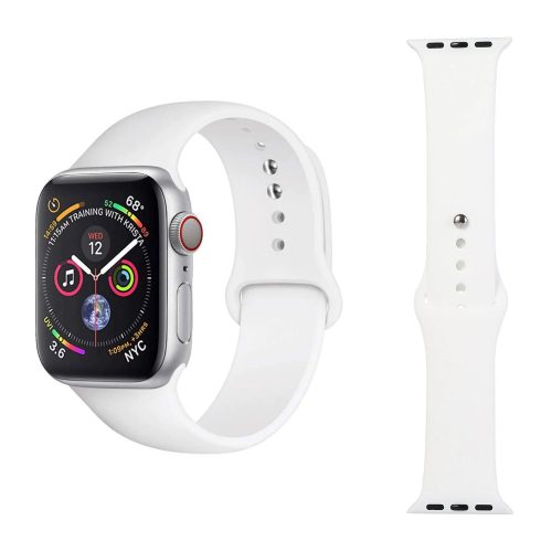 Apple Watch szíj Szilikon 38/40/41/42mm(Series 10) - fehér