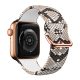 Apple Watch szíj Szilikon (38/40/41/42mm(Series 10) - kígyómintás barna