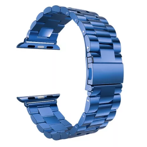 Apple Watch szíj 42/ 44/ 45/ 46 /49 mm fém- kék 