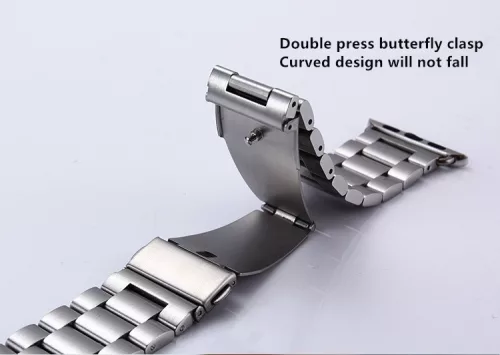 Apple Watch szíj 42/ 44/ 45/ 46 /49 mm fém- kék 