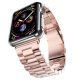 Apple Watch 38/ 40/ 41 mm fém óraszíj rose gold színű Alphajack