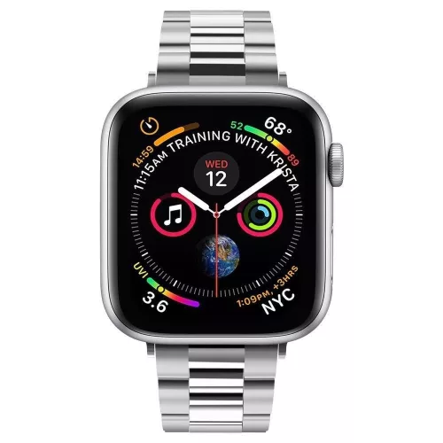 Spigen Modern Fit Apple Watch szíj 38/40/41/42mm(Series 10) - ezüst