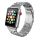 Apple Watch szíj (38/40/41/42mm(Series 10) rozsdamentes, vastag acél - ezüst
