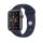 Apple Watch szíj Szilikon 42/ 44/ 45/ 46 /49 mm - sötétkék