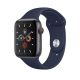 Apple Watch szíj Szilikon 42/ 44/ 45/ 49 mm - sötétkék