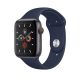 Apple Watch szíj Szilikon 42/ 44/ 45/ 46 /49 mm - sötétkék