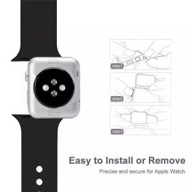Tactical szilikon Apple Watch 42/ 44/ 45/ 49 mm zöld szíj