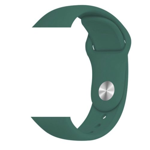 Apple Watch szíj Szilikon 42/ 44/ 45/ 46 /49 mm - olivazöld