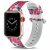 Apple Watch mintás bőr szíj F2 42/ 44/ 45/ 49 mm