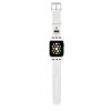 Apple Watch szíj (38/40/41/42mm(Series 10) Karl Lagerfeld Karl Head fehér
