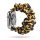 Apple Watch (38/40/41/42mm(Series 10) Frilly Szövet szíj, Napraforgó mintás