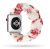 Apple Watch 38/ 40/ 41 mm Frilly Szövet szíj, Rózsás