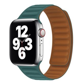   Apple Watch szíj, 42/ 44/ 45/ 46 /49 mm mágneses óraszíj - türkiz zöld