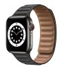 Apple Watch szíj, 42/ 44/ 45/ 49 mm mágneses óraszíj - fekete