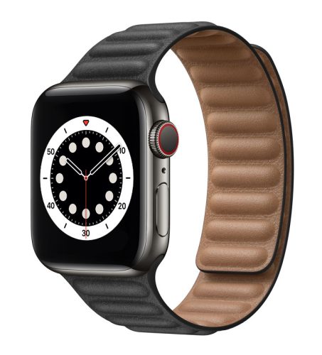 Apple Watch szíj, 42/ 44/ 45/ 49 mm mágneses óraszíj - fekete