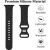 Apple Watch 38/ 40/ 41 mm Kutya és tappancs mintás gravírozott szilikon szíj, fekete
