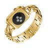 Apple Watch szíj (38/40/41/42mm(Series 10) Luxury V3 fém - gold