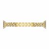Apple Watch szíj (38/40/41/42mm(Series 10) Luxury V3 fém - gold