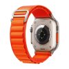 Apple Watch szíj (42/44/45/49mm) Alpesi szövet - narancs