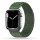 Apple Watch szíj (42/44/45/46/49mm) Alpesi szövet - military zöld