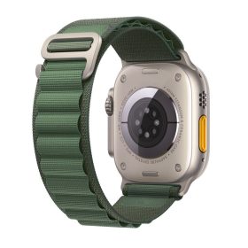   Apple Watch szíj (42/44/45/46/49mm) Alpesi szövet - military zöld