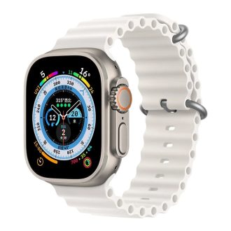   Apple Watch, Dux Ducis szíj Ocean (42/44/45/46/49mm) - fehér