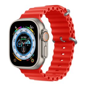 Apple Watch szíj Ocean 38/40/41/42mm(Series 10) - piros