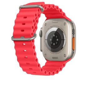 Apple Watch szíj Ocean 38/40/41/42mm(Series 10) - piros