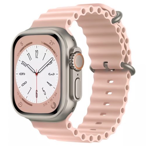 Apple Watch szíj Ocean (38/40/41/42mm(Series 10) - rózsaszín homok