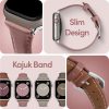 Apple Watch 38/ 40/ 41 mm Spigen Cyrill Kajuk óraszíj rózsaszín