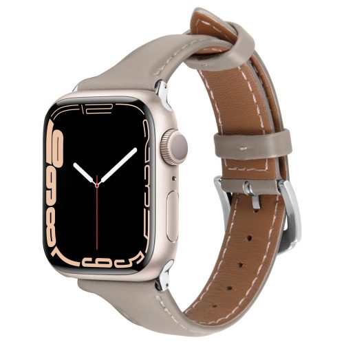 Apple Watch 38/ 40/ 41 mm Spigen Cyrill Kajuk óraszíj krém szín