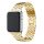 Apple Watch szíj (38/40/41/42mm(Series 10), rozsdamentes acél méhsejt - gold