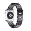 Apple Watch szíj 38/ 40/ 41 mm, rozsdamentes acél méhsejt - fekete