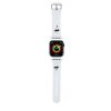 Apple Watch szíj (38/40/41/42mm(Series 10)  Karl Lagerfeld és Choupette fehér