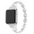 Apple Watch 38/ 40/ 41 mm, Diamond rozsdamentes acél szíj, ezüst