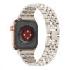 Apple Watch szíj (38/40/41/42mm(Series 10), Luxury rozsdamentes acél -ezüst