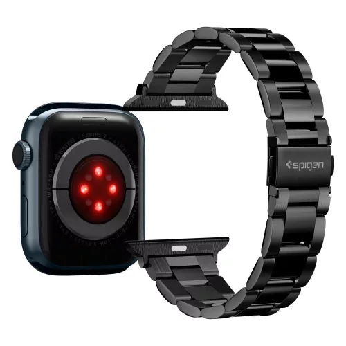 Spigen Modern Fit Apple Watch szíj 38/40/41/42mm(Series 10) - fekete