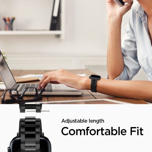 Spigen Modern Fit Apple Watch óraszíj 42/ 44/ 45/ 46 /49 mm fekete