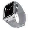 Spigen Metal Fit Pro Apple Watch tok és óraszíj  44/ 45 mm - ezüst