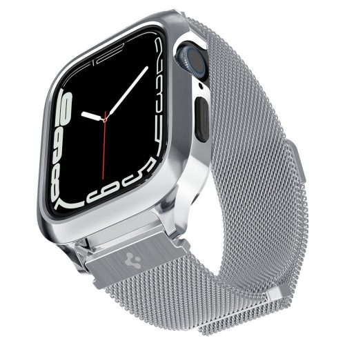 Spigen Metal Fit Pro tok és óraszíj 42/ 44/ 45/ 49 mm ezüst