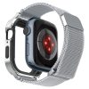 Spigen Metal Fit Pro Apple Watch tok és óraszíj  44/ 45 mm - ezüst