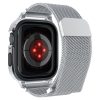 Spigen Metal Fit Pro Apple Watch tok és óraszíj  44/ 45 mm - ezüst