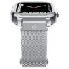 Spigen Metal Fit Pro Apple Watch tok és óraszíj  44/ 45 mm - ezüst