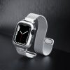 Spigen Metal Fit Pro Apple Watch tok és óraszíj  44/ 45 mm - ezüst