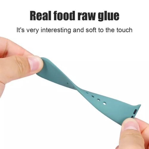 Apple Watch szíj, 41mm szilikon óraszíj és tok rózsaszín