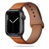Apple Watch szíj (38/40/41/42mm(Series 10) Tech-Protect LeatherFit - barna