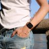 Apple Watch szíj (38/40/41/42mm(Series 10) Tech-Protect LeatherFit - barna