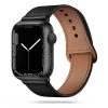 Apple Watch szíj (38/40/41/42mm(Series 10) Tech-Protect LeatherFit - fekete