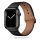 Apple Watch szíj (38/40/41/42mm(Series 10) Tech-Protect LeatherFit - fekete
