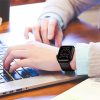 Apple Watch szíj (38/40/41/42mm(Series 10) Tech-Protect LeatherFit - fekete